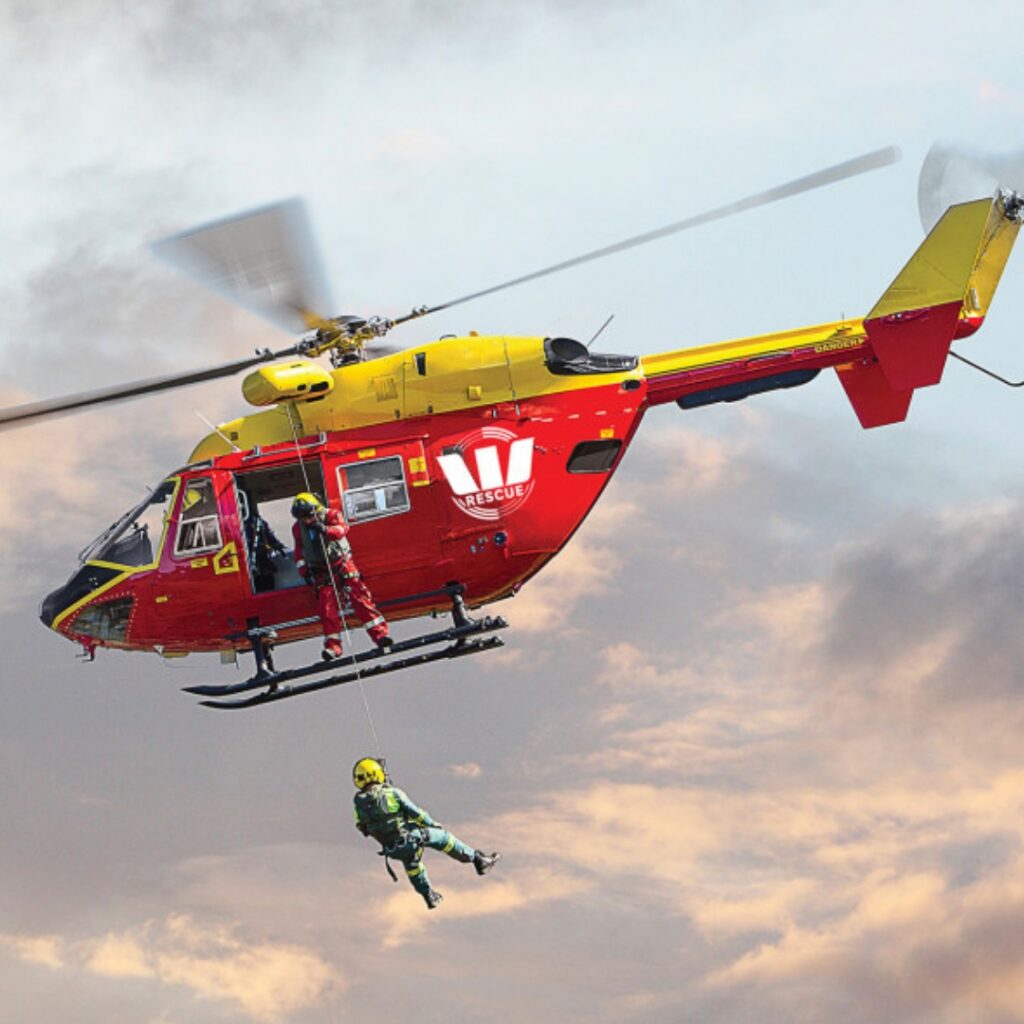 Proud to Support Westpac Rescue Helicopter